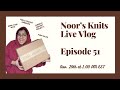 Noors knits live vlog episode 51 crochet hook crochet hooks crochet podcasts on youtube