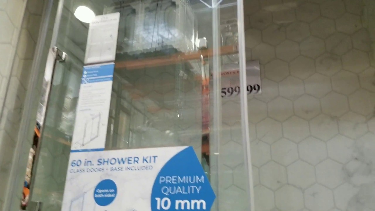 Costco Shower doors and base (Ove products) YouTube