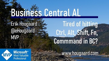 Tired of hitting Ctrl, Alt,  Shift, Fn, Command in Business Central?