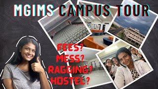 MGIMS Campus Tour| Hostel| Fees| Mess  #neet2022 #campus