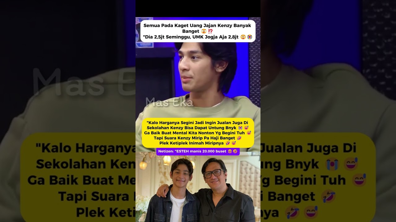 Segini Uang Jajan Kenzy Anak Andre Taulany 