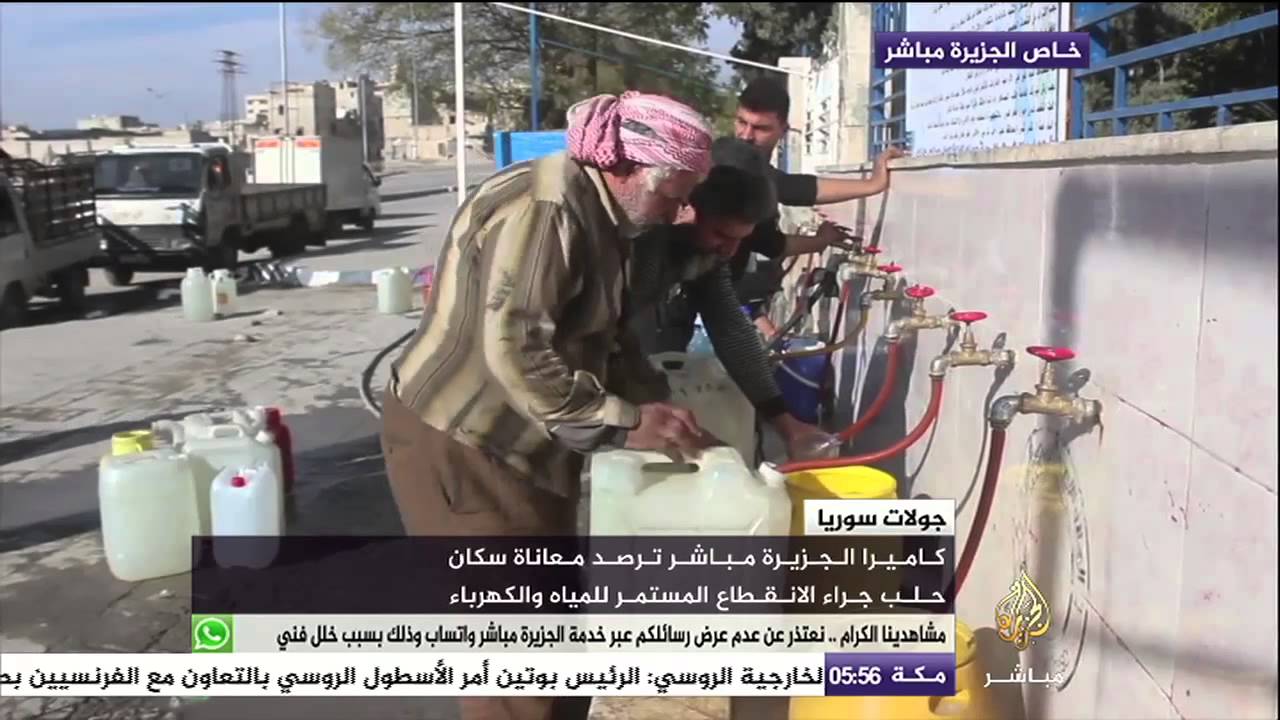 جولات سوريا.. معاناة أهل حلب بسبب الانقطاع المستمر للماء والكهرباء