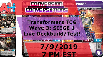 Conversion Conversations: Transformers TCG Live Build and Test