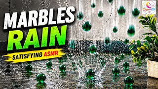 Raining Marbles! Satisfying ASMR Splash Sounds 🌧️🔮