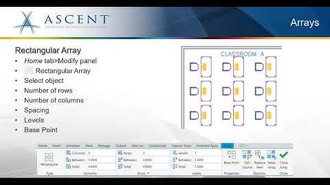 ASCENT Webcast   Creating Arrays in AutoCAD