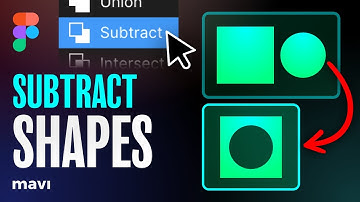 Figma Basics: How To SUBTRACT SHAPES (Tutorial)