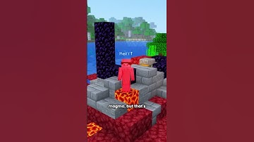 🤔What is the Most Dangerous Block in Minecraft? #minecraft #shorts