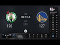 Boston Celtics @ Golden State Warriors NBA Live Scoreboard | NBA on TNT