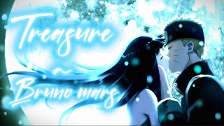 Treasure ~ Bruno mars // Naruto and hinata // #anime #edit #capcut