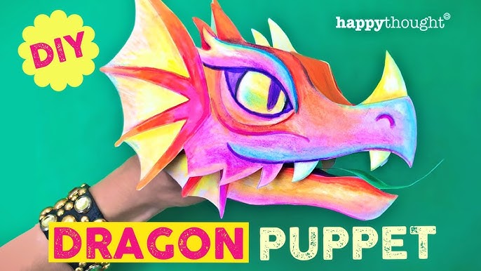 color-in-create-paper-dragon-puppet-tutorial-craft-a-paper-dragon-puppet-template-happythought-youtube for Free Printable Paper Dragon Puppet Template Color-in + create paper dragon puppet tutorial. Craft a paper Dragon puppet template • Happythought - YouTube for Free Printable Paper Dragon Puppet Template