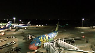 [Time Lapse] One day in evening at Tokyo International Airport Terminal 2, Pokemon Jet Was There