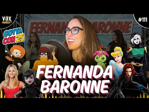 Dubladora Fernanda Baronne | Viúva Negra, Velma, Vampira, Penny | Goytacon 2025 | Vox Popcast #111