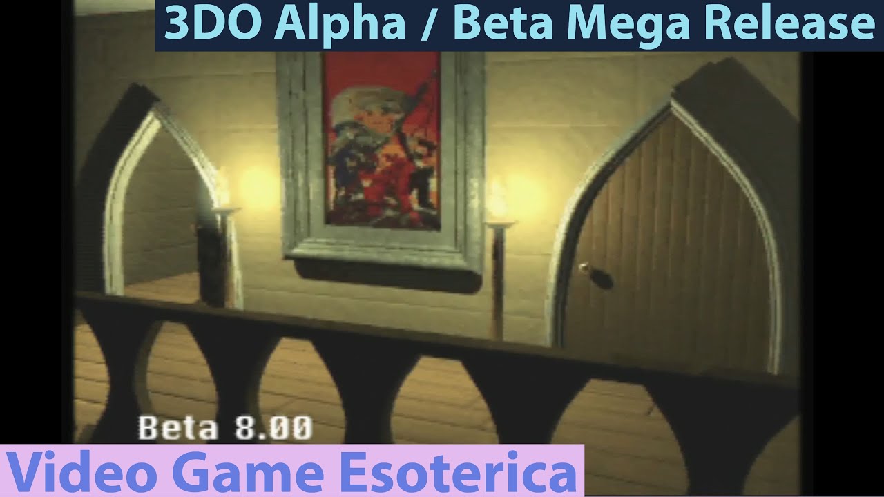 3DO Alpha / Beta Mega Release - Video Game Esoterica
