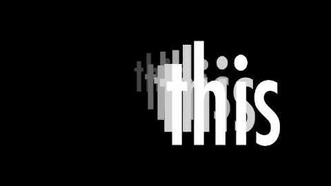 Simon Johnston Motion Typography