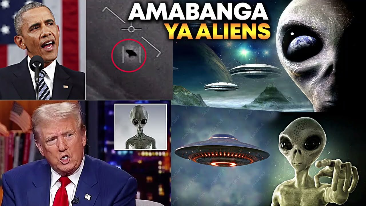 Trump ategetseko amabanga ya ALIENS(ibivejuru)yahishwe arekurwa tukayamenya,Obama ati alien zibaho