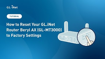 How to Reset Your GL.iNet Router to Factory Settings | Beryl AX Step-by-Step Guide