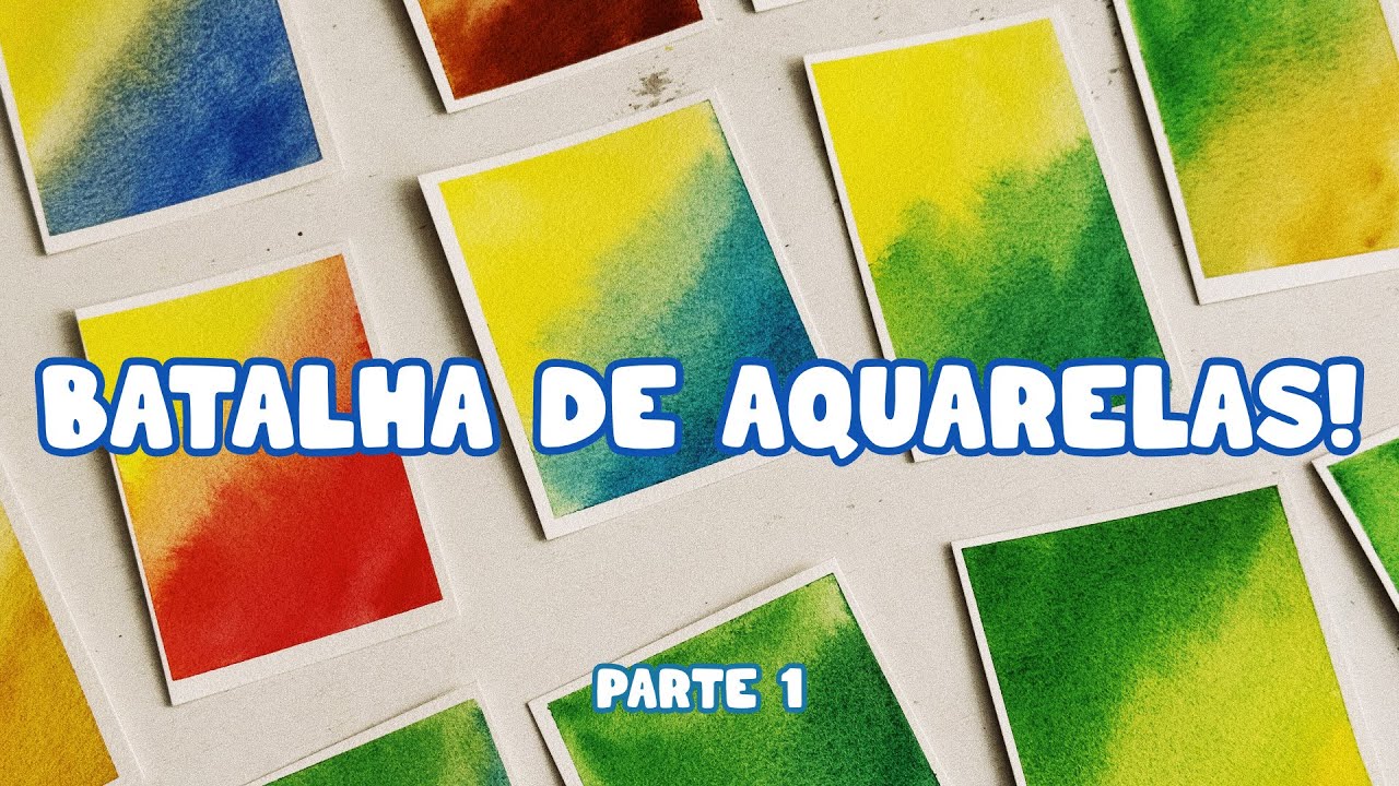 Batalha de Aquarelas COTMAN vs Van Gogh vs Artools vs Sonnet Descobertas!