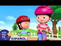 Aprendiendo a andar en mi bicicleta | Canciones Infantiles | Little Baby Bum en Español