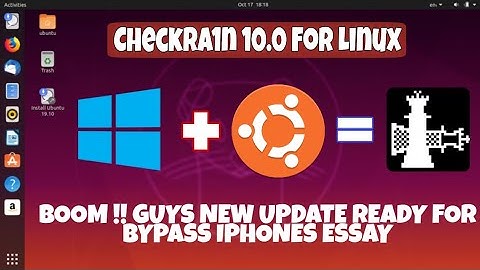 [Checkra1n 10.0 Linux RELEASED] Install checkra1n on Xubuntu dual boot Windows