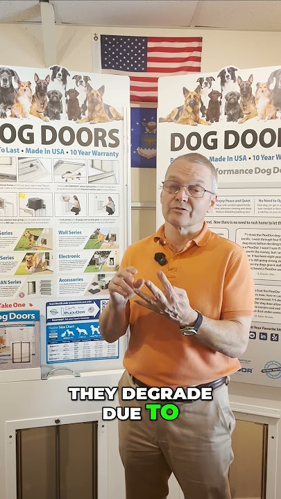 Why Plastic Dog Doors FAIL ❌ | The PlexiDor Difference 🐶 #DogDoor #PetParents #DurableDesign