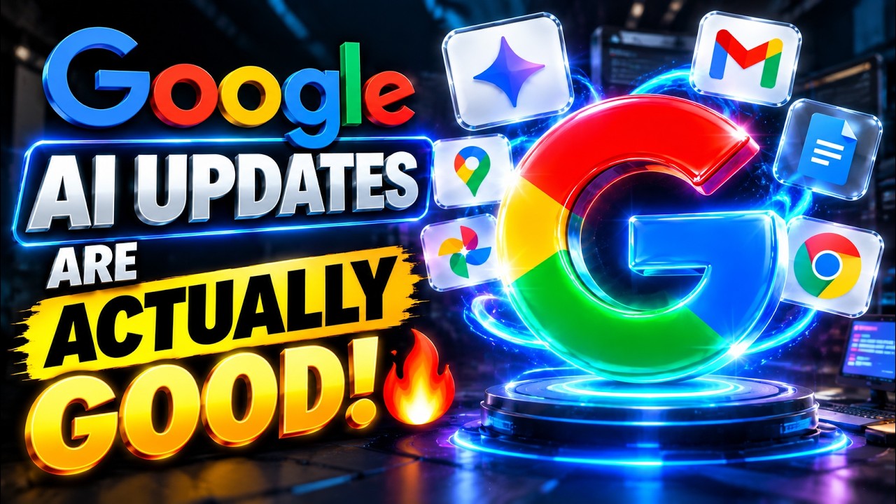 Google AI Updates are ACTUALLY GOOD! 🔥