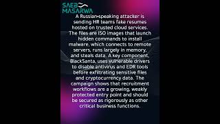 Malicious job applications deliver malware that disables EDR and steals data.