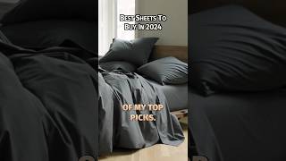 Best Sheets 2024 - My Top 3 Picks! #shorts #sleep