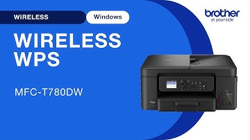 MFCT780DW set up wireless with WPS - Windows