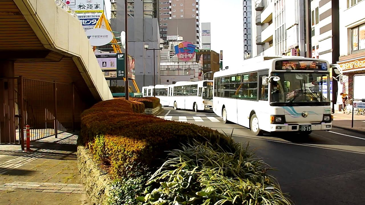 朝の宇都宮駅西口