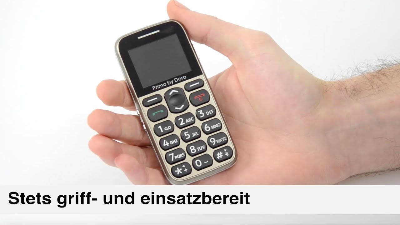215 büroshop24 Doro beige Großtasten-Handy >> by Primo