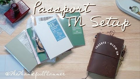 Passport Traveler’s Notebook Setup 2025 ✦ Decorating Insert Covers + using Sticker Haul!