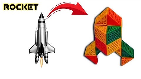  Make a Rocket from Snake cube