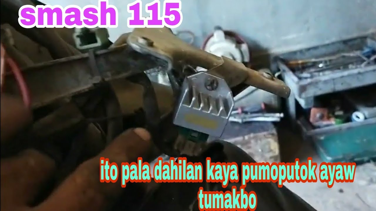 paano ayusin,ang smash 115 na maganda ang minor, pumopotuk pag inaangatan.