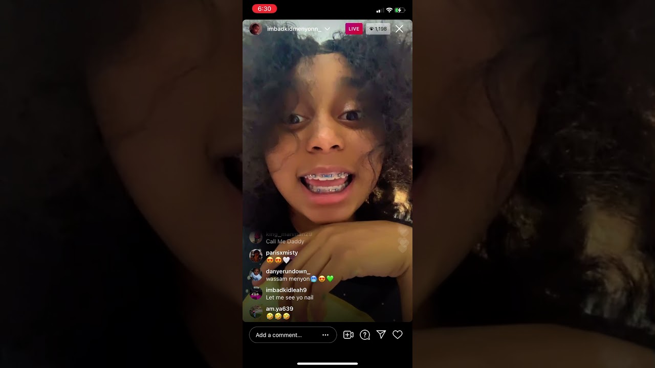 Badkidmenyon_ full ig live! With another boy😱☕️!!follow spamzfrommakay on ig!