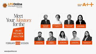 🎓 Freshman Induction Programme | LPU Online for February 2026 Session