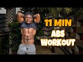 COMPLETE 11MIN ABS WORKOUT AT HOME (No equipment needed)