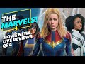 The Marvels Trailer Reaction + Movie News + Movie Reviews + Q&A image