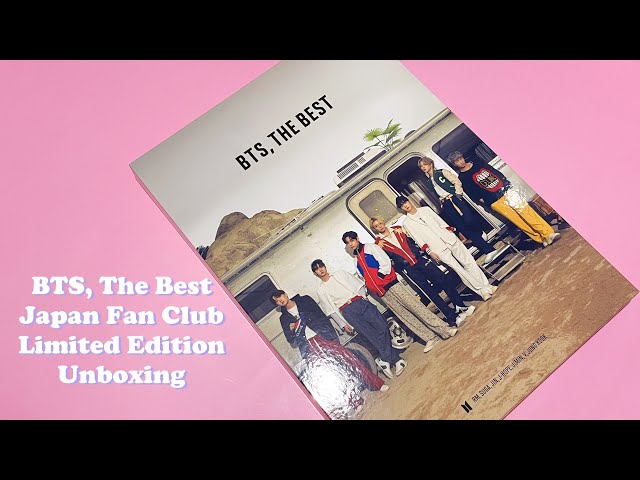 BTS The Best Japan Fan Club Limited Edition Unboxing: What