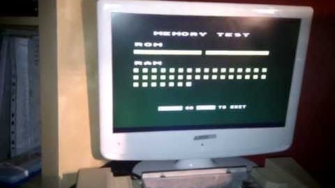 Atari 800 Incognito prototype, SELF-TEST error