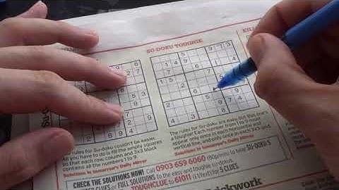 ASMR Soft Spoken Sudoku