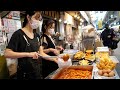 23살부터 5년째, 젊은 여사장님! 망원시장 분식맛집 송이네, 떡볶이, 순대, 김밥, 튀김 | Tteokbokki, Sundae, Kimbab | Korean Street food