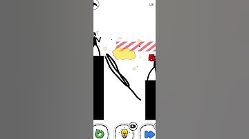 Save Stickman: Brain Draw Line #animation #shorts