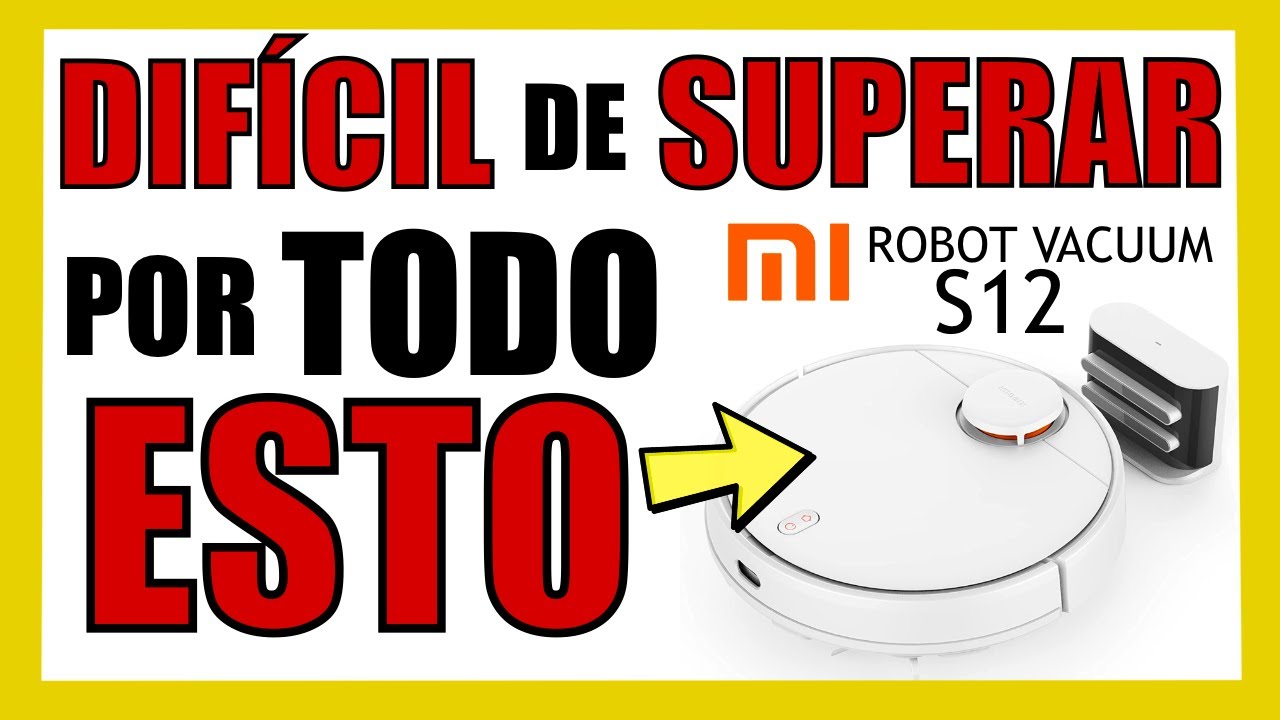 Xiaomi Robot Vacuum S12 - Robot Aspirador y fregasuelos con Sistema  Inteligente de navegación láser (LDS), succión de 4000 Pa, rutas de  Limpieza en Zigzag, Blan… en 2023