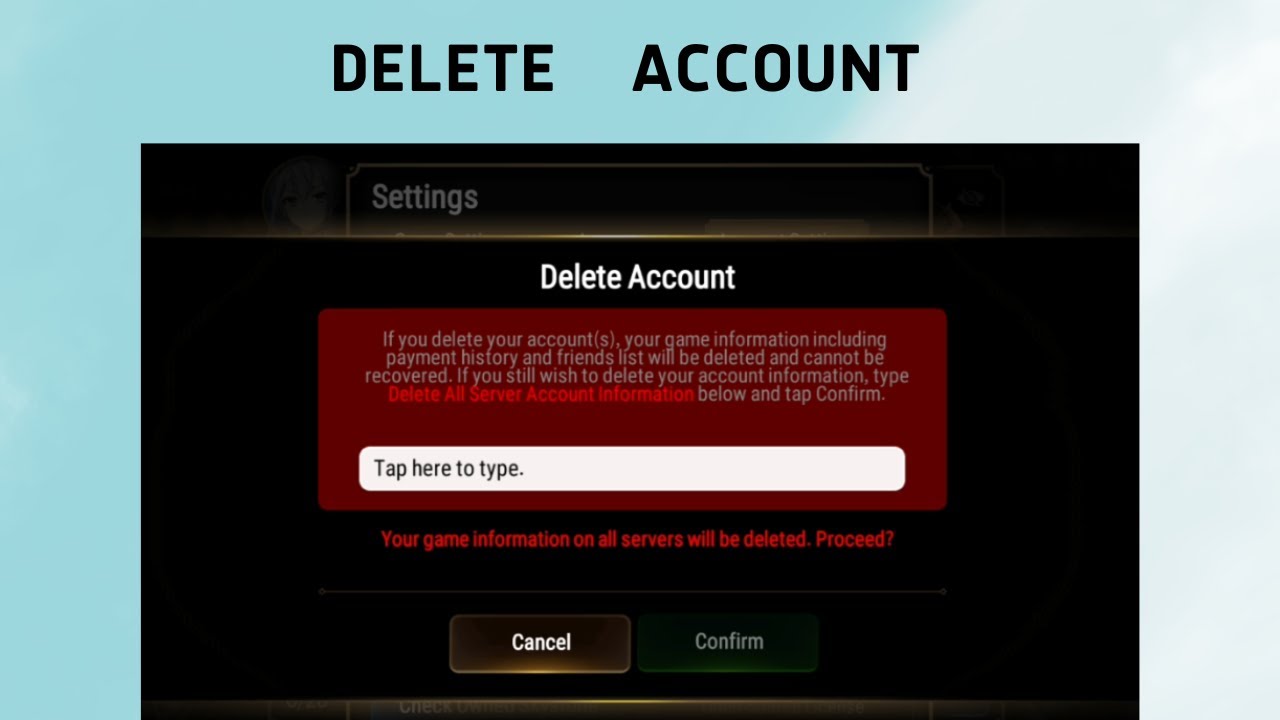 How To Permanently Delete Epic Seven Account YouTube How to permanently delete epic seven account youtube