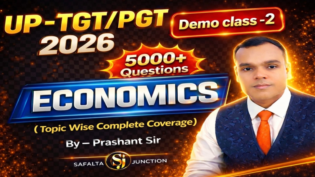 UP TGT PGT 2026 | Success Practice Batch | Demo Class – 1 | Complete Strategy + Syllabus