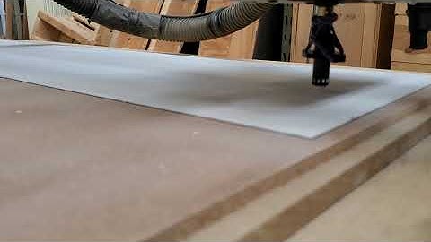 Cutting upholstery vinyl with the Lowrider CNC from V1 Engineering