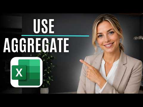 How to Use Aggregate Function in Microsoft Excel (Full Guide)