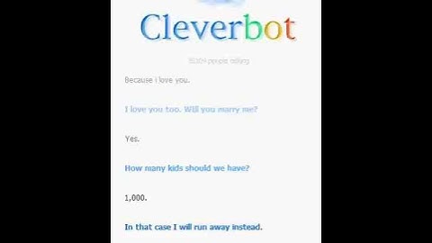 Cleverbot gone wrong