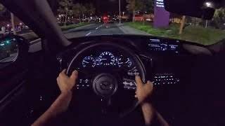 2023 Mazda CX50 Turbo Premium Plus POV Night Drive (3D Audio)(ASMR)