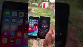 iPhone 6 vs oppo A37#shorts